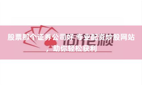 股票那个证券公司好 专业配资炒股网站，助你轻松获利